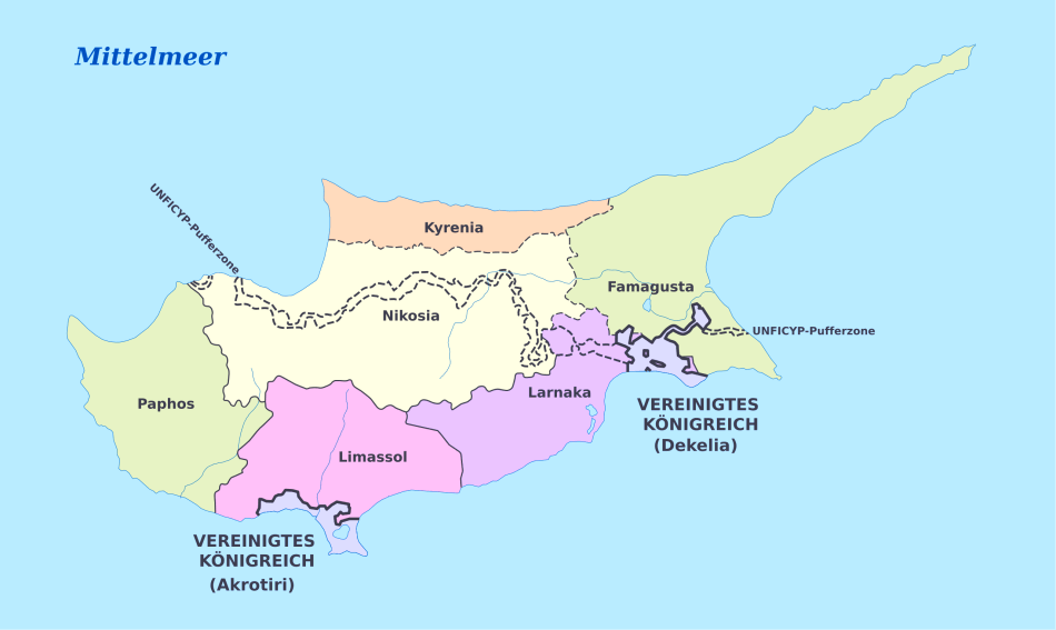 Karte von Zypern Zypern karte online Wissenswertes