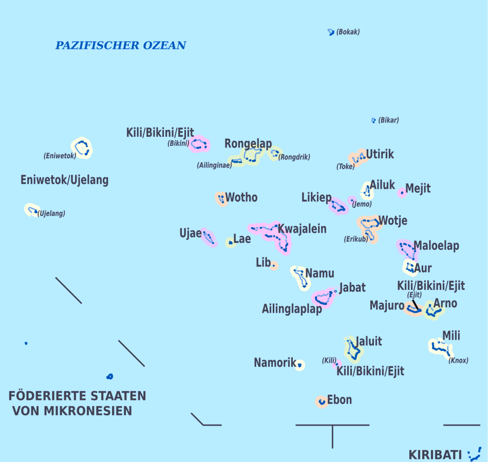 Karte von Marshallinseln