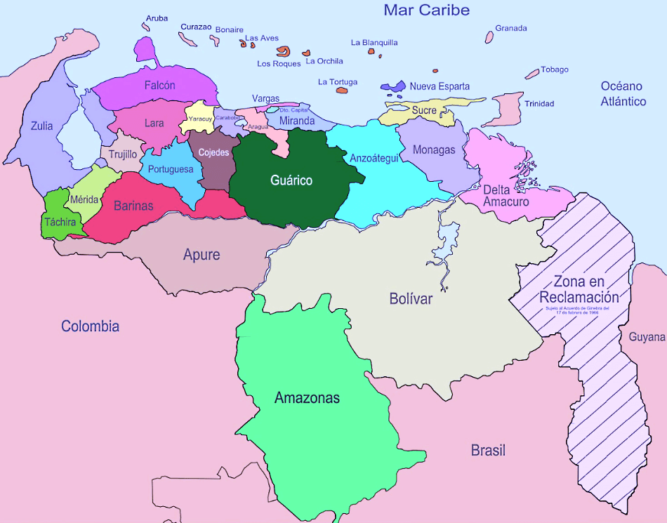 Venezuela Karte