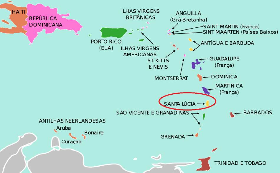 Mapa de Santa Lucía