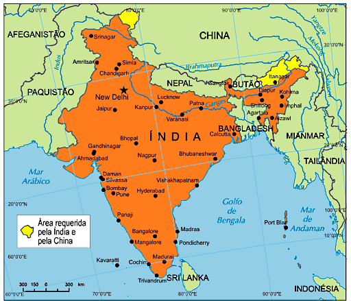 Mapa da India