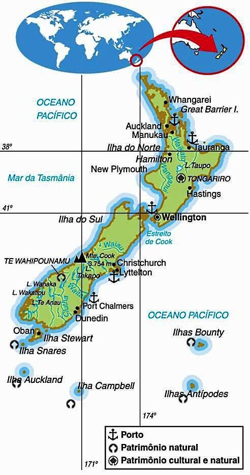 Dónde está Nueva Zelanda en el mapa del mundo. Ubicación De Nueva Zelanda:
